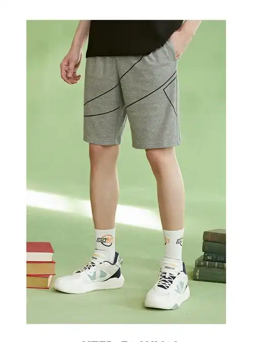 特步短裤男运动短裤男五分裤子男2022夏季休闲透气宽松篮球短裤跑步