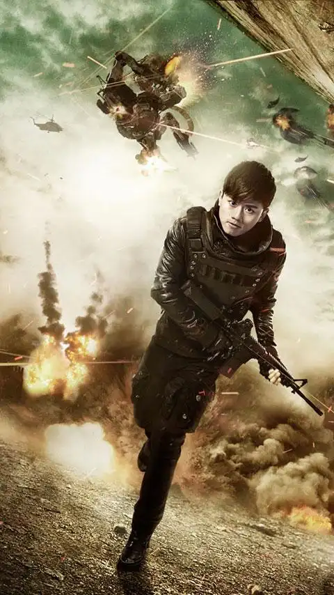 张杰代言《逆战》游戏高清手机壁纸,游戏,张杰代言游戏逆战,张杰人物