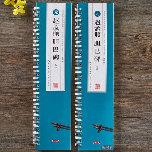 元赵孟頫胆巴碑 全文放大版名家碑帖近距离临摹卡楷书米字格毛笔书法