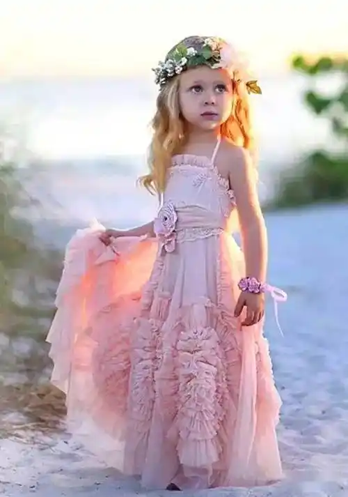 这些美翻天的花童礼服小女孩穿起来都是小公主
