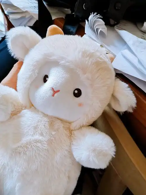 柘展ins网红小羊公仔毛绒玩具系布娃娃可爱玩偶抱枕生日礼物女生波克