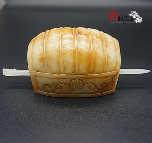 戈壁古风汉服道具明冠古装发饰头饰玉冠男款发饰