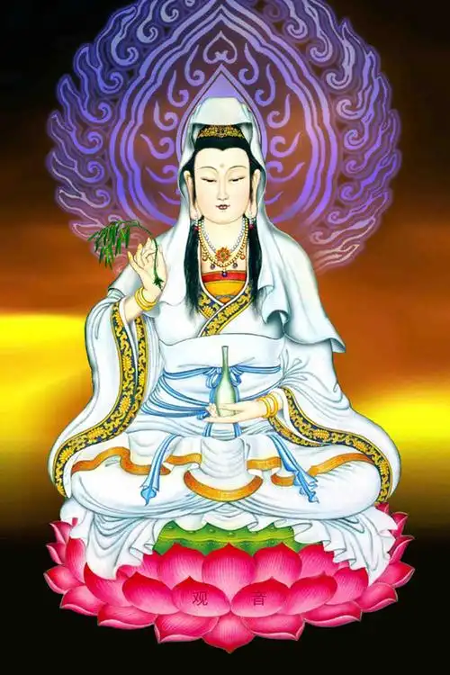 印花dmc纯棉十字绣套件客厅餐厅佛堂佛教佛像十字绣套件