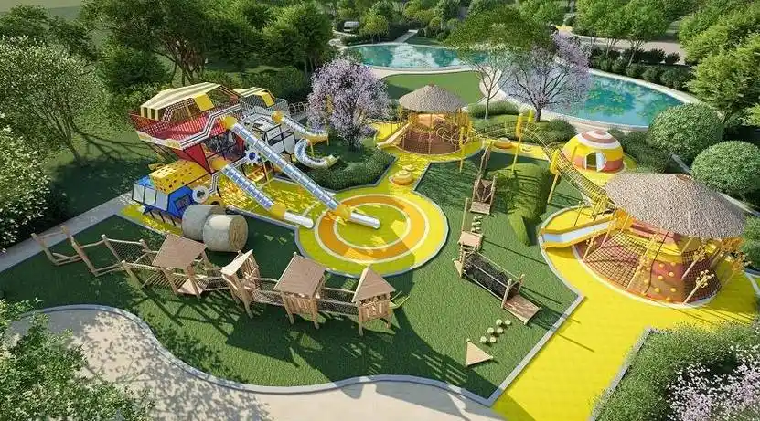 陕西室外儿童游乐场设计,儿童游乐园设计,游乐场设计_设施_装修_互动