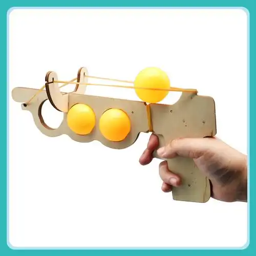 乒乓球弹力模型中小学生科技作品物理科学实验趣味拼装其他手工制作