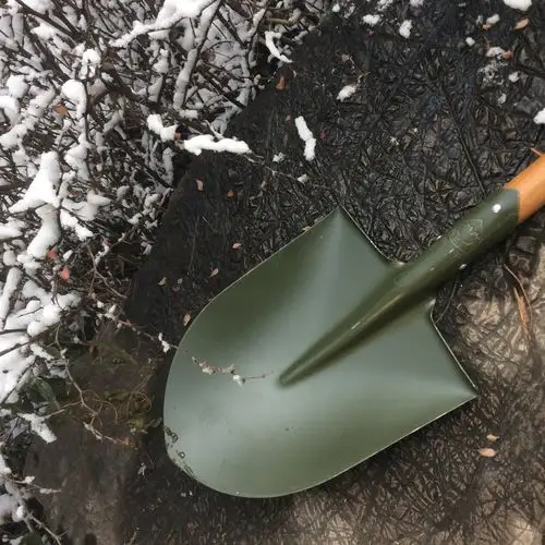 6411 204工兵铲大号尖锹大军锹军工劳保铁锹 抗洪抢险救援战备锹