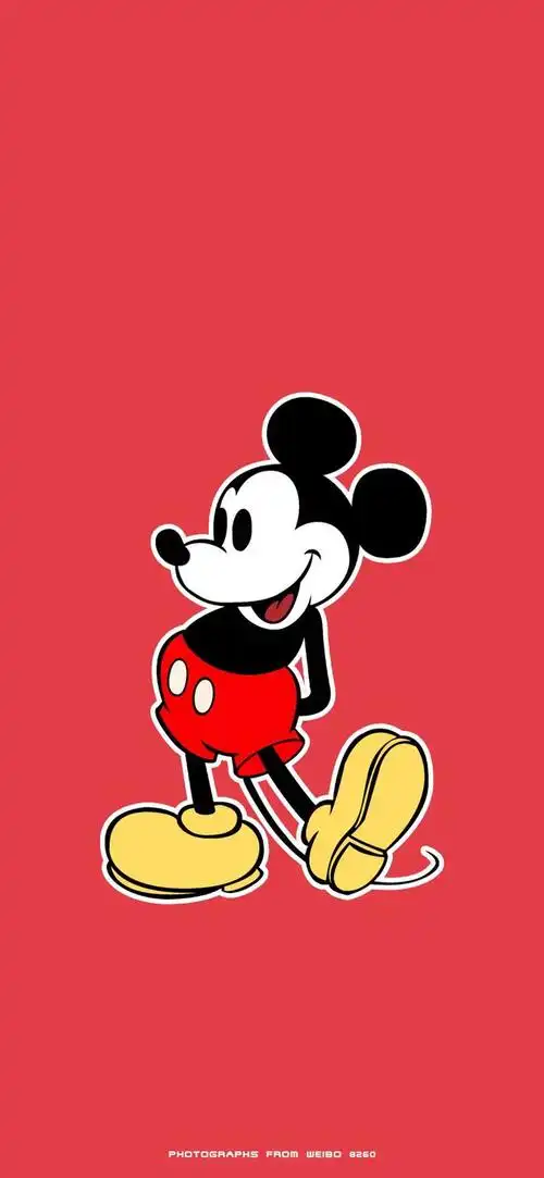 手机壁纸 61 红色米老鼠