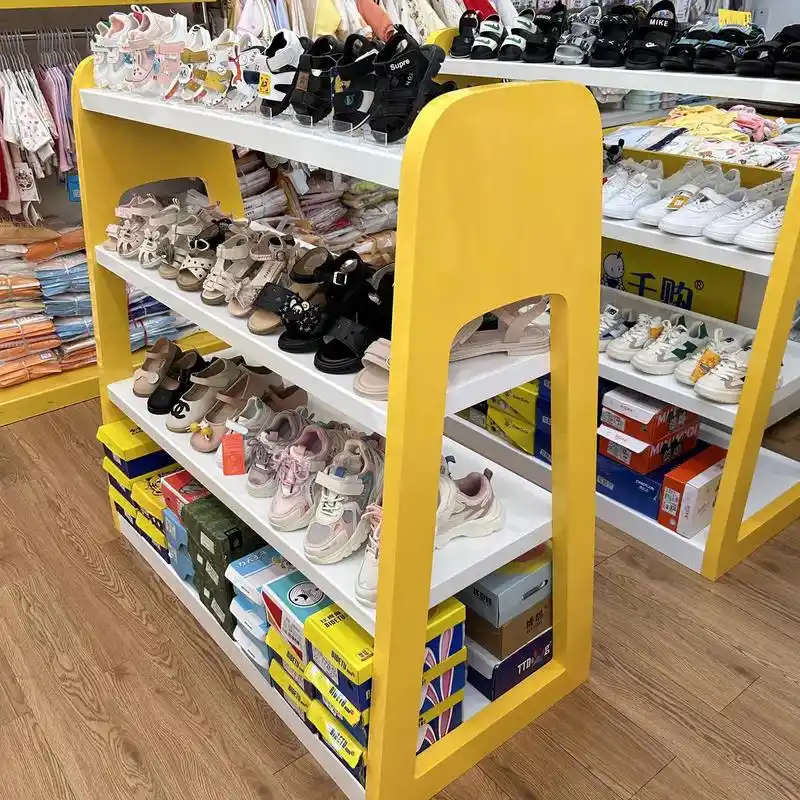 木质中岛柜母婴店童鞋鞋柜展示柜鞋中岛柜童鞋货架鞋店鞋架展示架