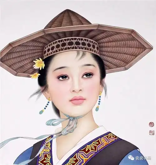 这十二幅仕女头像,美到骨子里!