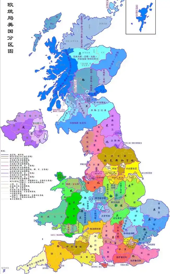 英国#地图#地形图#行政区划#交通旅游图 - 抖音