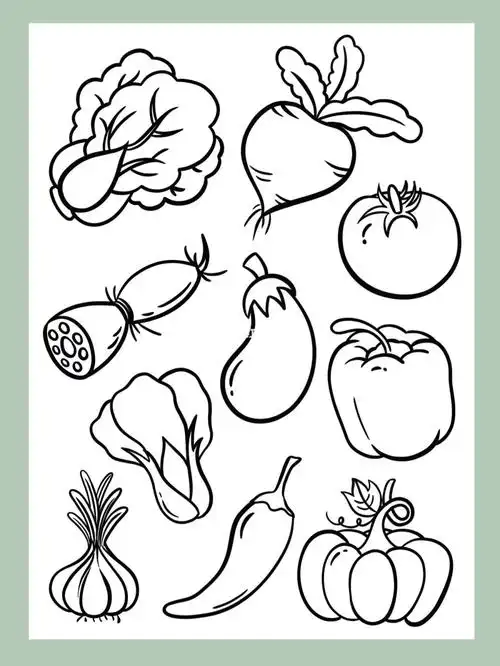蔬菜简笔画