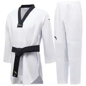 anta/安踏比赛跆拳道道服成人专业训练服抗皱wtf认证跆拳道道服