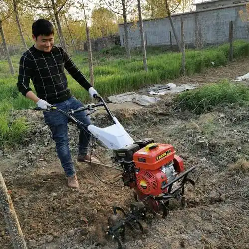 东北趟地扣半犁地机省时省力菜园种植犁地机小红牛链轨式柴油趟地机