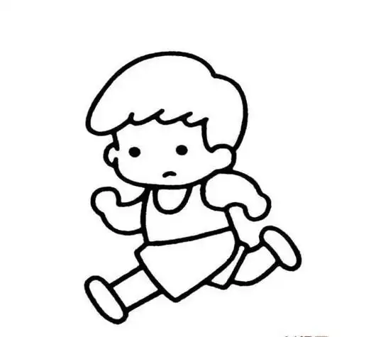 动漫人物小男孩儿简笔画集