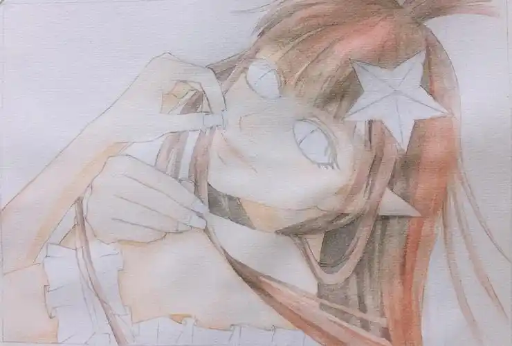 水彩手绘教程 | 凹凸世界·凯莉 - 简书