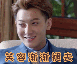 谈判官谢晓飞搞笑表情包gif_精分霸道总裁黄子韬