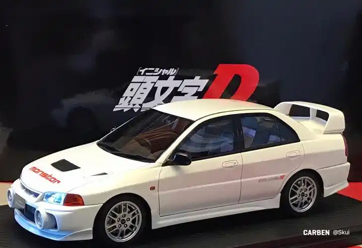 头文字d 三菱 lancer evolution evo4 iv 帝皇车队岩城清次座驾