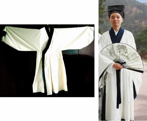 汉服朱子深衣图片