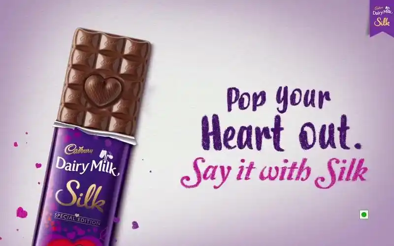 巧克力情人节快乐吉百利巧克力表白神器cadburysilkvalentinesdaypop