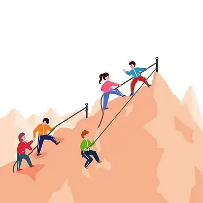 心理健康卡通人物心情愉悦png素材psd素材心理健康元素彩色水墨山水画