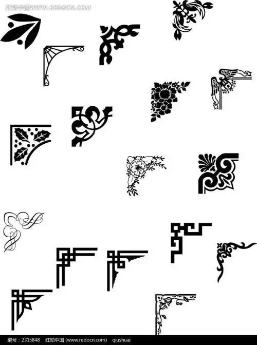 角边图案简笔画集