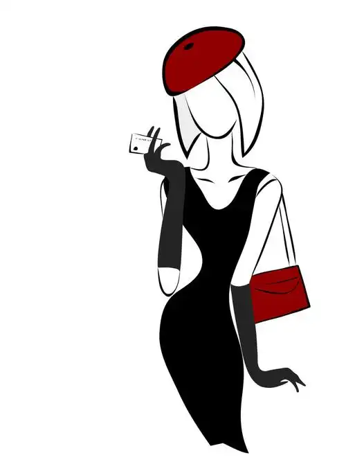 时尚美女插图图片-漫画美女肖像素材-高清图片-摄影照片-寻图免费打包