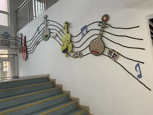 写美篇一楼楼道文化 一楼楼厅文化墙 一楼教室 二楼楼道文化