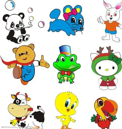 关键词:矢量小动物 卡通小动物 矢量动物 矢量图片 卡通图片 矢量文件