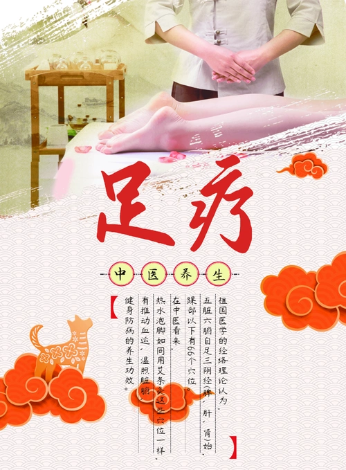 养生足疗海报