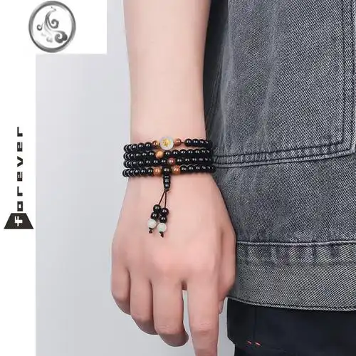 jimi手链男潮高级感个性夜光珠十二生肖男士佛珠手串男生珠子串珠首饰