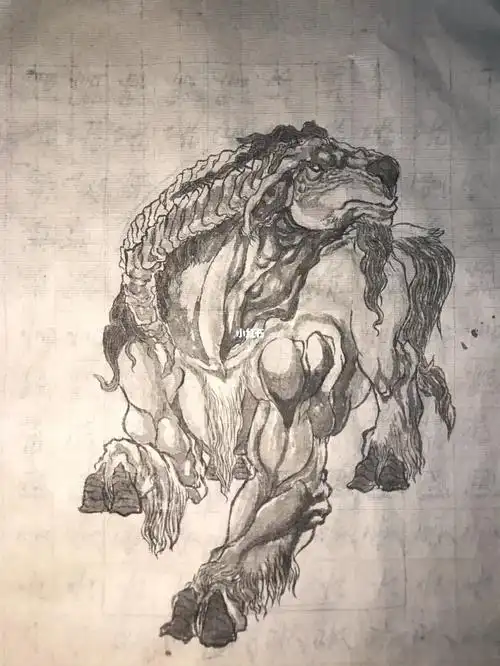 山海经怪物图鉴(临摹练习)