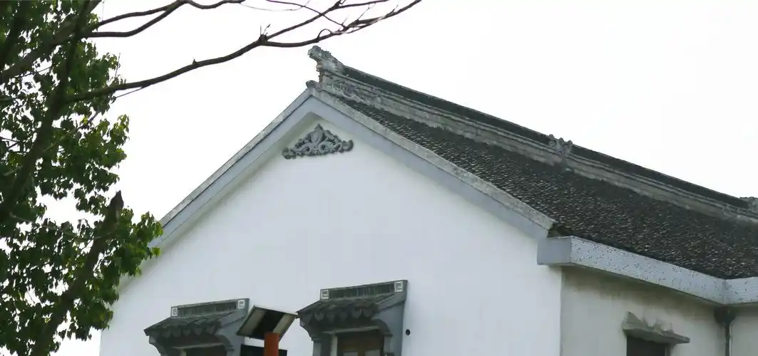 苏州木渎古镇屋脊大观