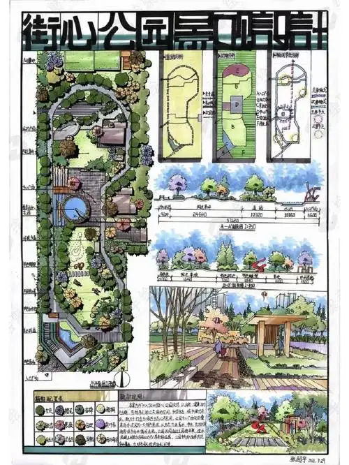 景观公园快题设计