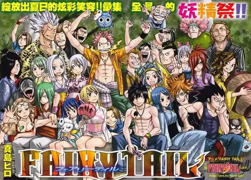 有没有妖精尾巴的大图,所有人都在图上的