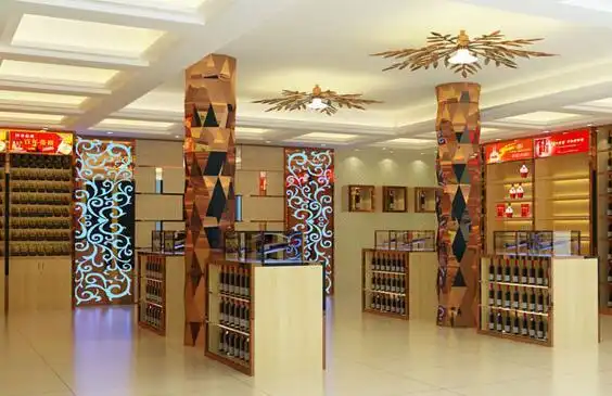 30平方米烟酒专卖店装修设计图