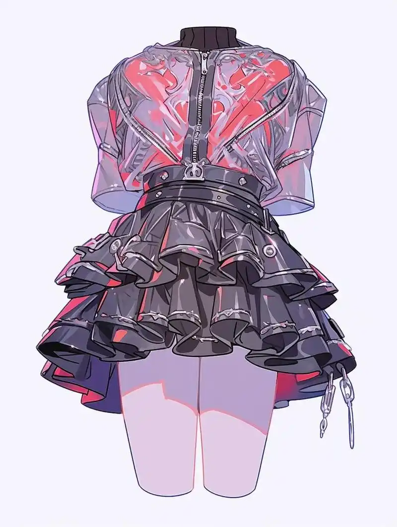 服装设计/打歌服/出道成为偶像吧92  idol 打歌服,mijourney设计