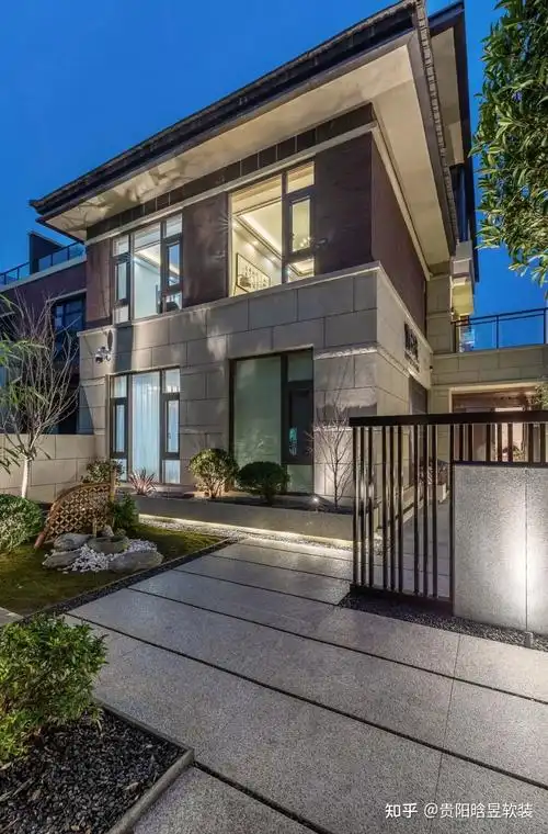 别墅设计贵阳中铁阅山湖527㎡轻奢美墅