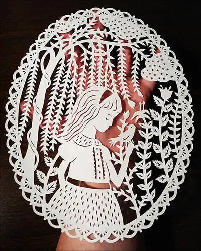sarahtrumbauer创意手工剪纸艺术作品