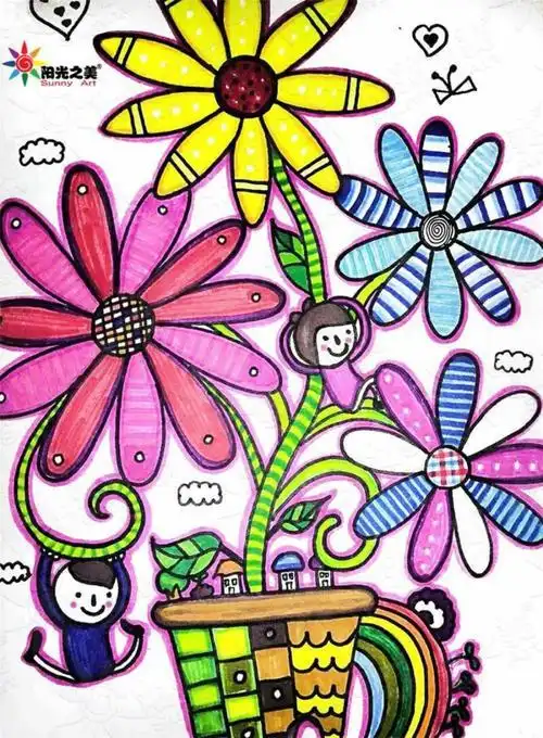 色彩画图片大全 色彩画图片大全简单