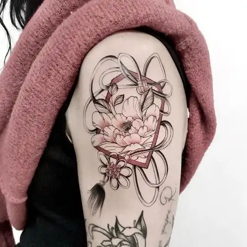 招财辟邪保平安的纹身 试试日本的御守纹身(13/37)-纹身图片网