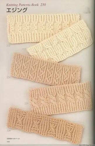 转载毛衣底边花样编织博客