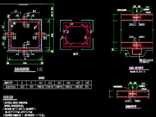 箱涵标准断面配筋图