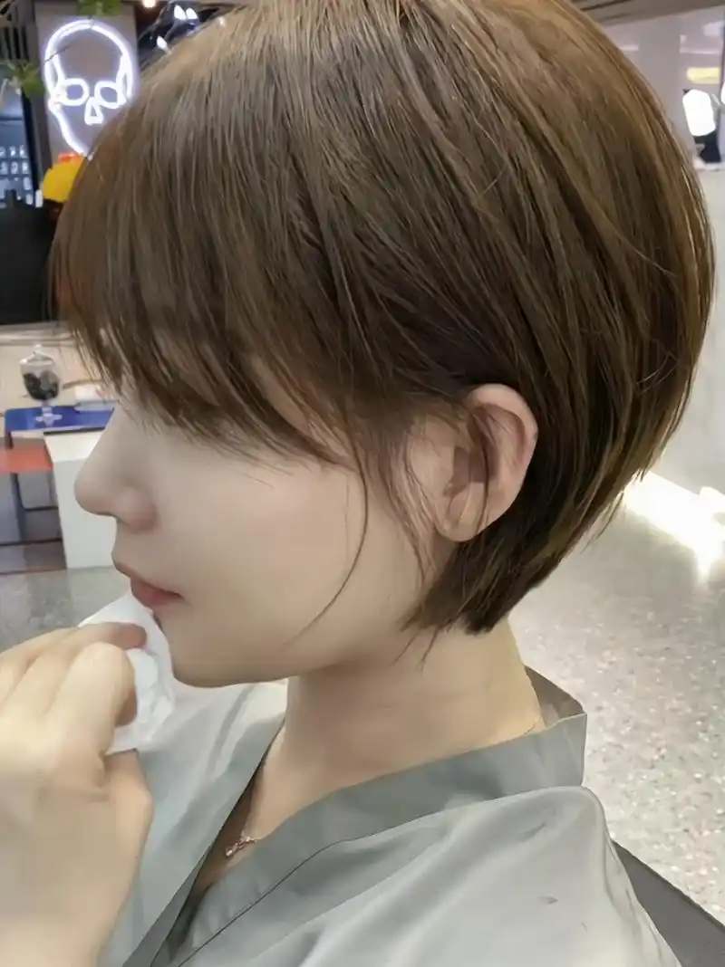 99%方圆脸女生都适合的韩系温柔挂耳短发 适合18-35岁的女生短发参考