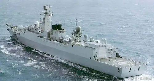 中国海军052b型导弹驱逐舰武汉号高清大图