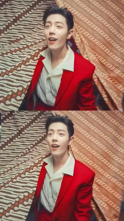 肖战wetv全球代言人大片大背头77红西装太帅了发出了泰妃尖叫