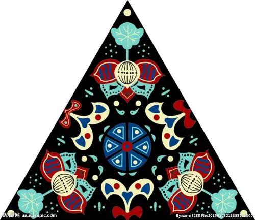 三角形图案图片