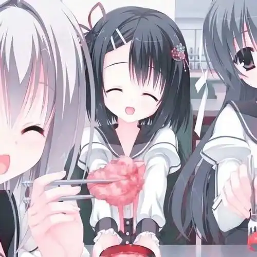 女生头像/动漫头像 /女头/二次元/三人闺蜜