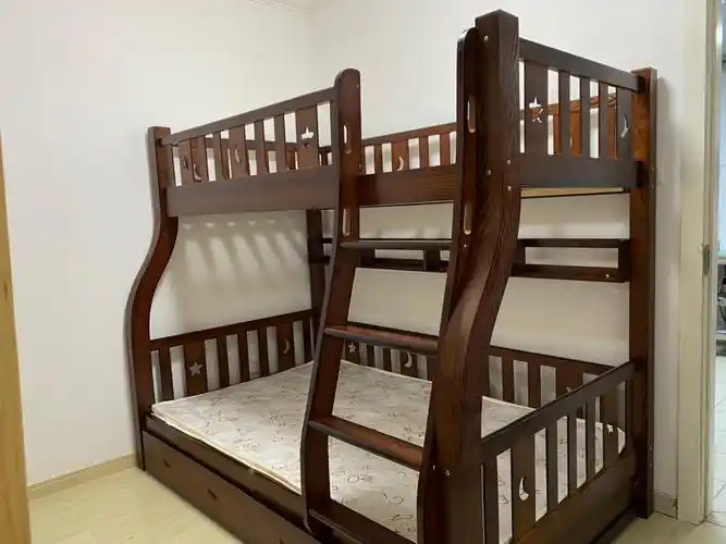 高低床实木上下床成人上下铺双人床儿童床两层床子母床双层床大人