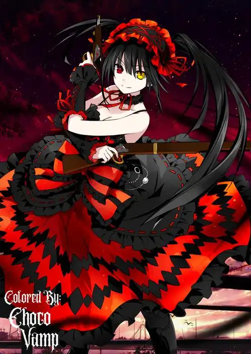 p站美图优雅又色气约会大作战时崎狂三壁纸特辑