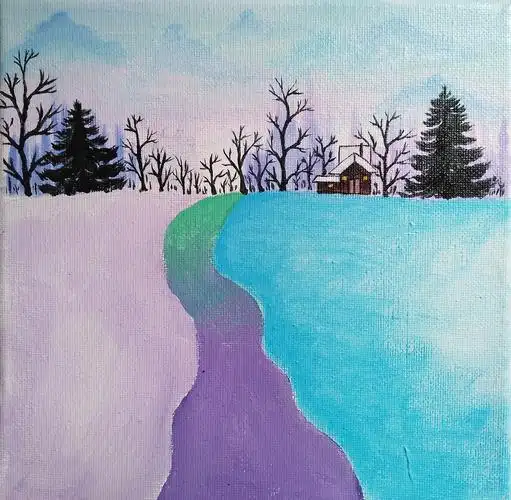 怎么画冬天的画 怎么画冬天的画简单漂亮